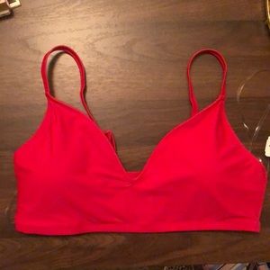 Plus Size Red Bikini Top